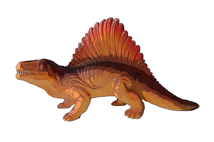 Prehistoric Digital Art - Dino Spinosaurus by Miroslav Nemecek