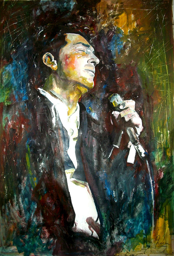 Jerry Lewis Painting - Dino The King Of Cool  Dean Martin by Marcelo Neira