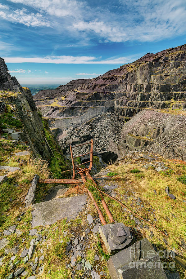 Dinorwic Slate Quarry  Photograph by Adrian Evans