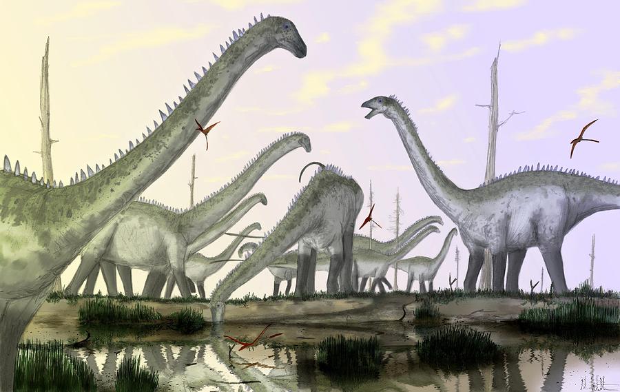 Dinosaur Digital Art - Dinosaur by Maye Loeser