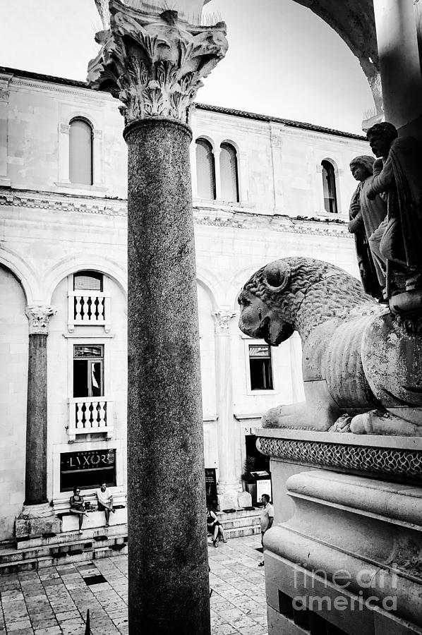 Diocletians Palace Watchers Photograph by JMerrickMedia Diocletians Palace Watchers Photograph by JMerrickMedia