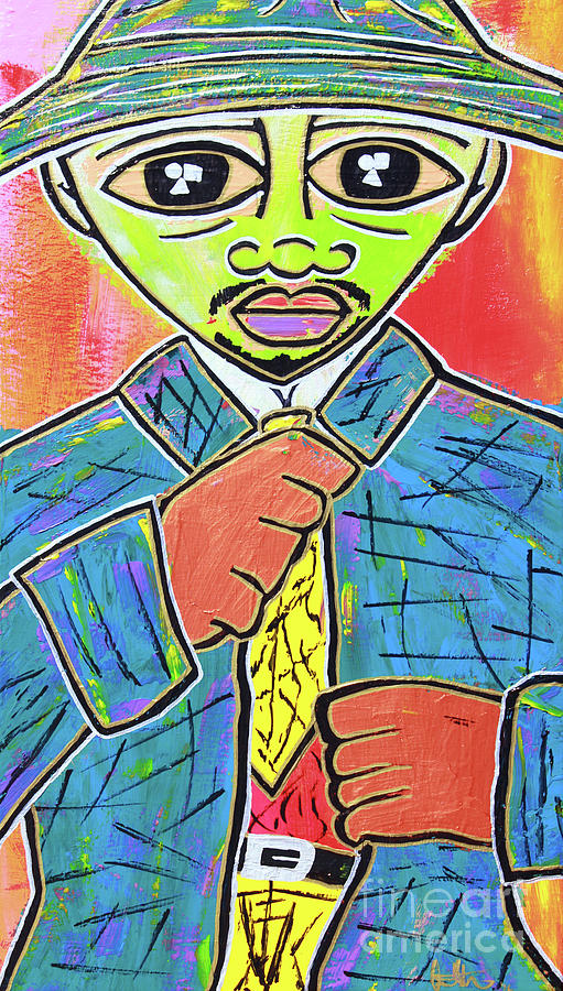 Dipped and Dapper Painting by Odalo Wasikhongo
