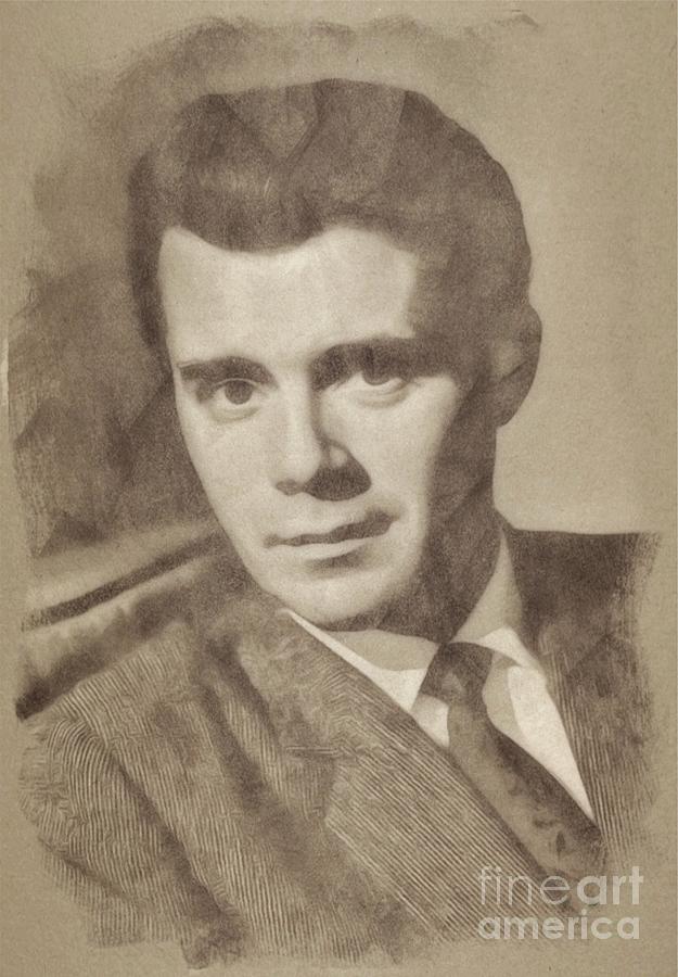Dirk Bogarde, Vintage Actor By John Springfield Drawing