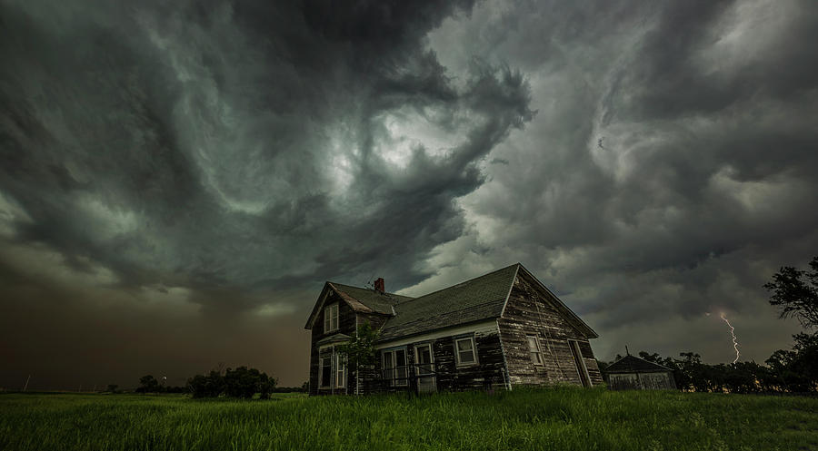Thunderstorm Photograph - Dirt by Aaron J Groen