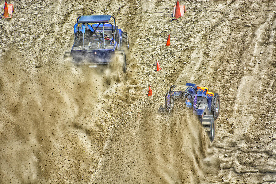 Dirty Racers Photograph by Mike Martin