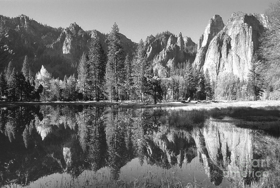 Yosemite National Park Photograph - Disappearing Reflections by Sandra Bronstein