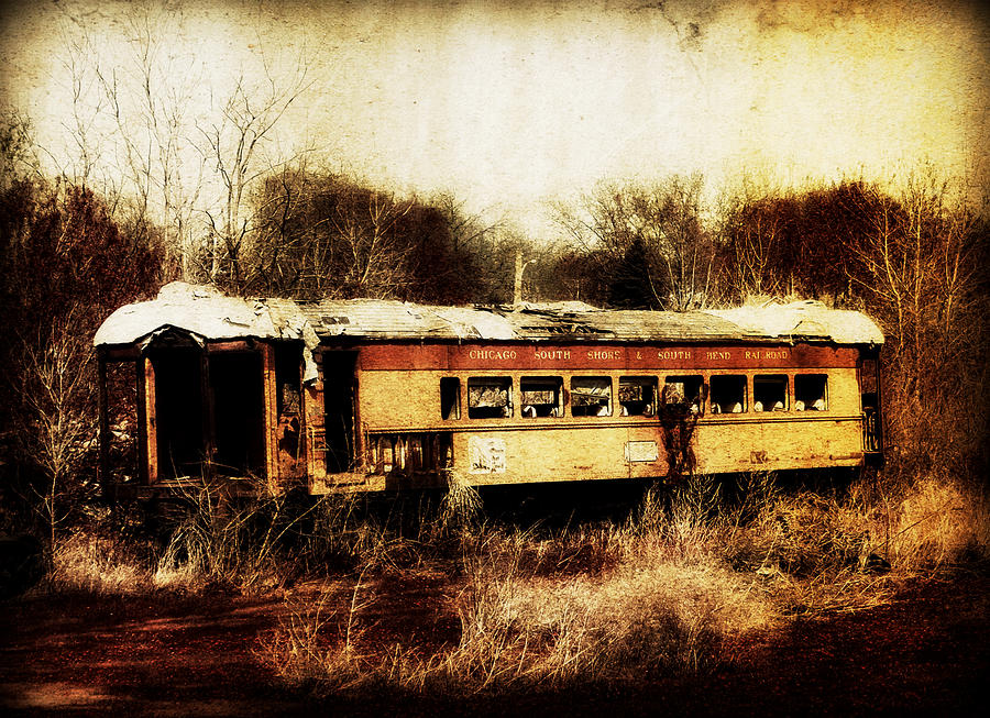 Discarded Train Photograph by Julie Hamilton
