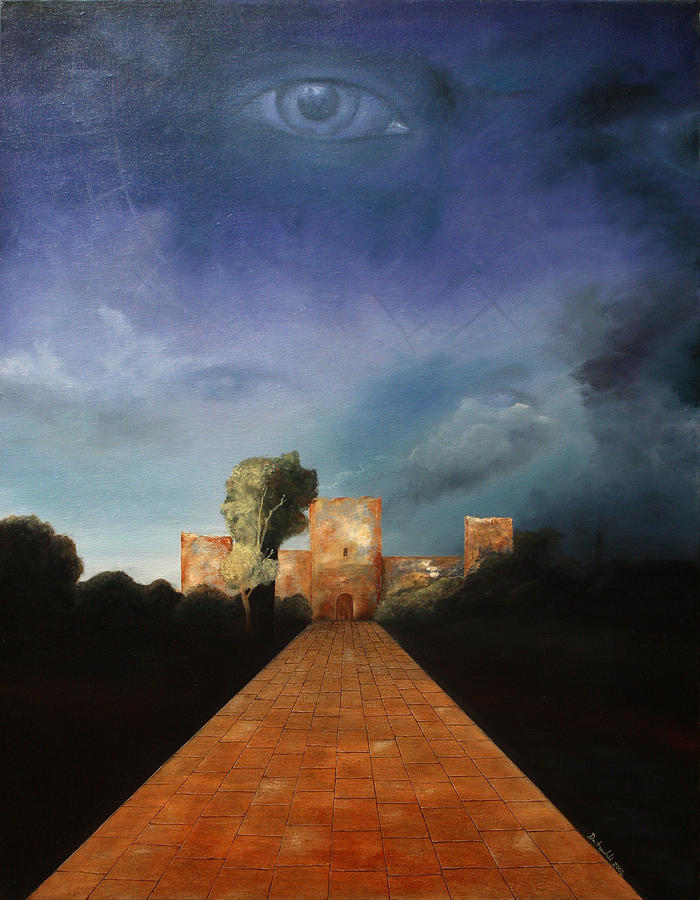 Castle Painting - Disclosure Of The Hidden by Darko Topalski Castle Painting - Disclosure Of The Hidden by Darko Topalski