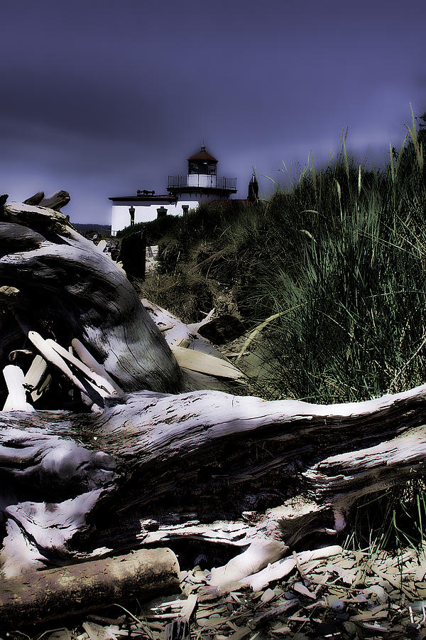 Seattle Photograph - Discovery Park Lighthouse by David Patterson
