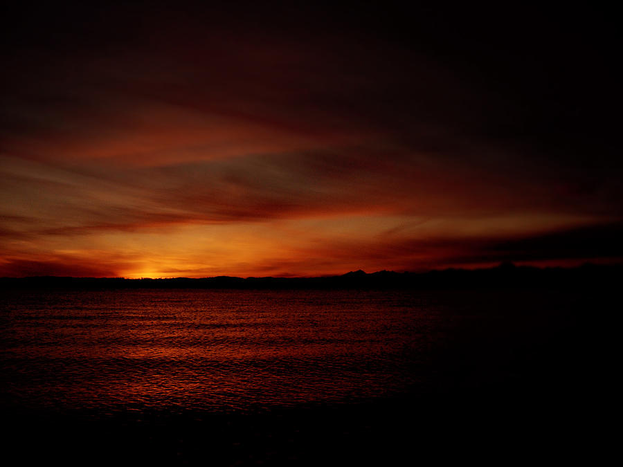 Sunset Photograph - Discovery Park Sunset 3 by Pelo Blanco Photo