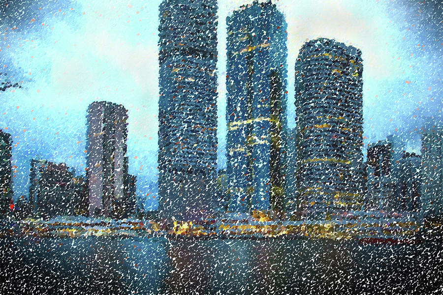 City Digital Art - Disjointed Reality by Chris Hood City Digital Art - Disjointed Reality by Chris Hood