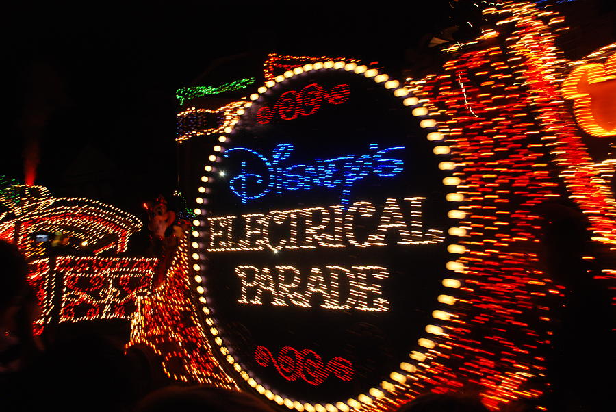 Disney Electric Parade Photograph by Rob Hans