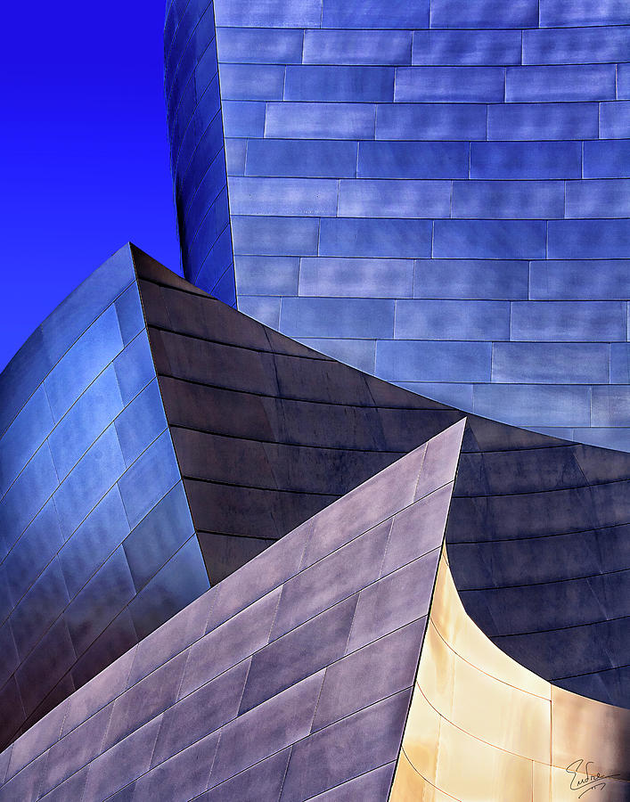 Disney Hall Abstract Photograph by Endre Balogh