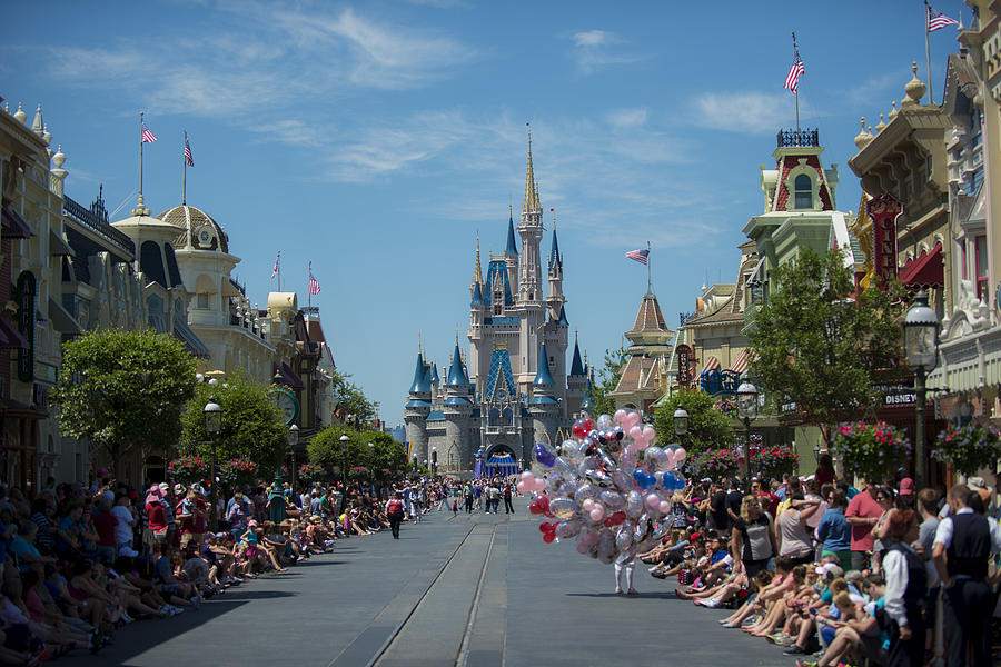 Disney Mainstreet Photograph by Kevin Cable