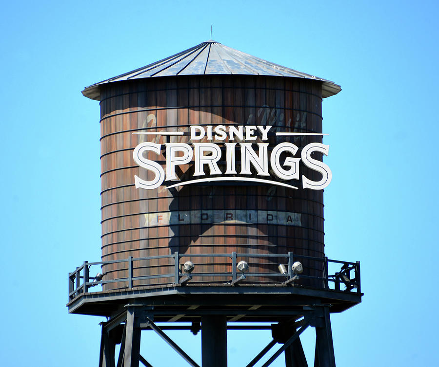 Disney Springs water tower Photograph by David Lee Thompson