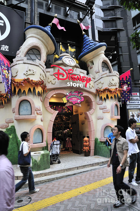Castle Photograph - Disney Store Tokyo Japan by Andy Smy