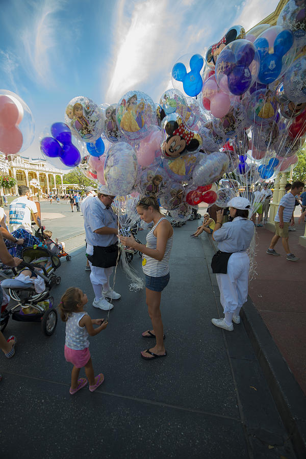 Disney World Balloons Photograph by Kevin Cable