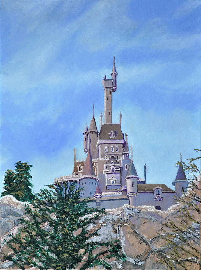 Disney World Painting by Stan Hamilton