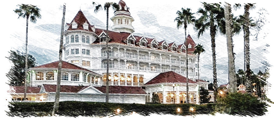 Disney World The Grand Floridian Resort PA Photograph by Thomas Woolworth