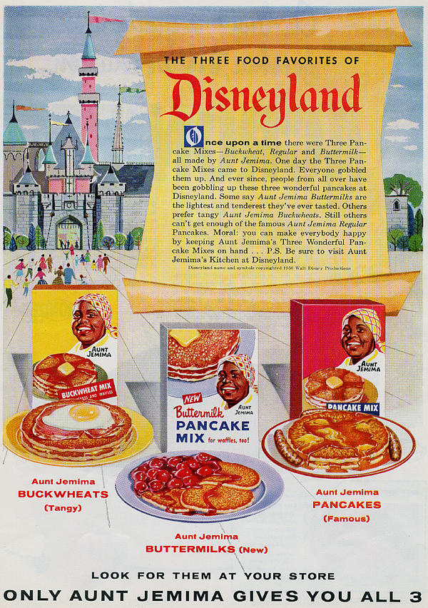 Disneyland And Aunt Jemima Pancakes  Digital Art by Kim Kent