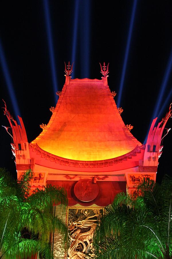 Hollywood Photograph - Disneys Graumans Chinese Theater by Stuart Rosenthal