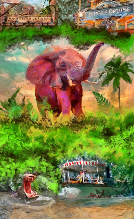 Disneys Jungle Cruise Digital Art by Caito Junqueira