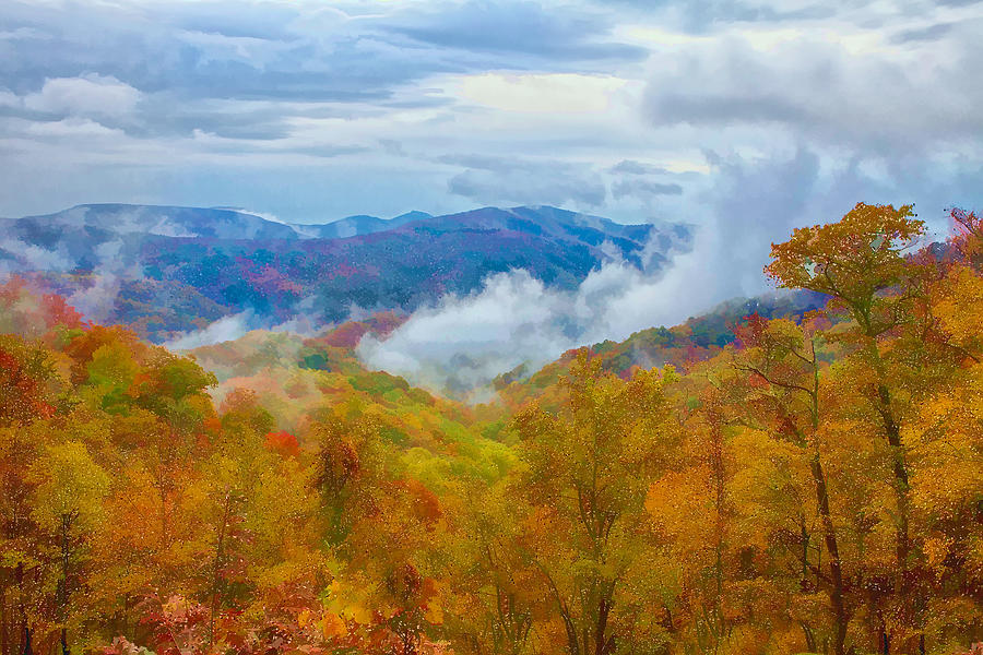 Distant Autumn AP Digital Art by Dan Carmichael - Fine Art America