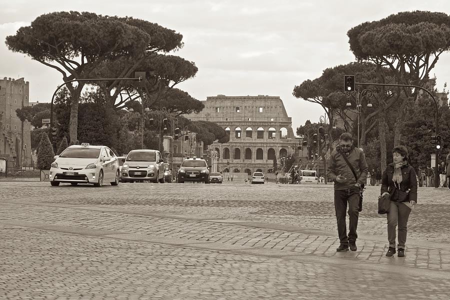 Distant Colosseum Photograph by Eric Tressler