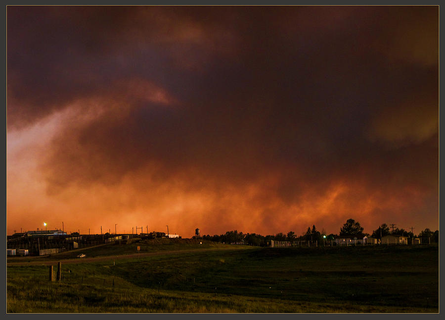 Distant Fires-Calhan Colorado #1 Photograph by John Anderson