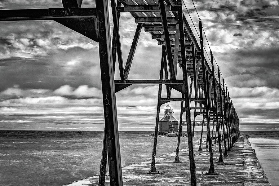 Distant lighthouse  Photograph by David Heilman