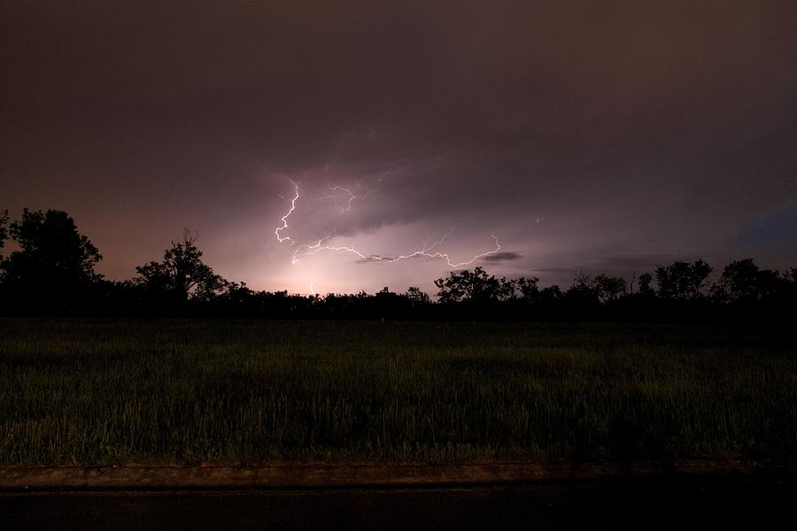 Distant Lightning Photograph by Shoeless Wonder