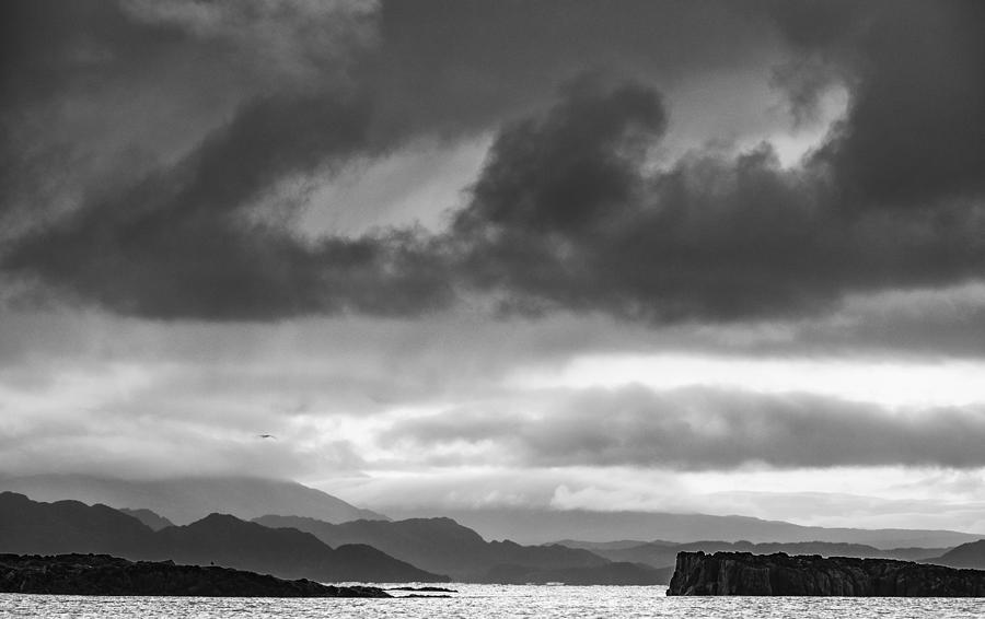 Distant shoreline, Skye Photograph by Neil Alexander Photography