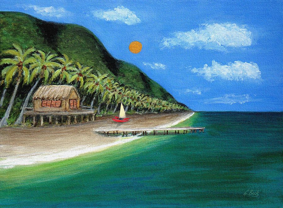 Distant Shores Painting by Gordon Beck