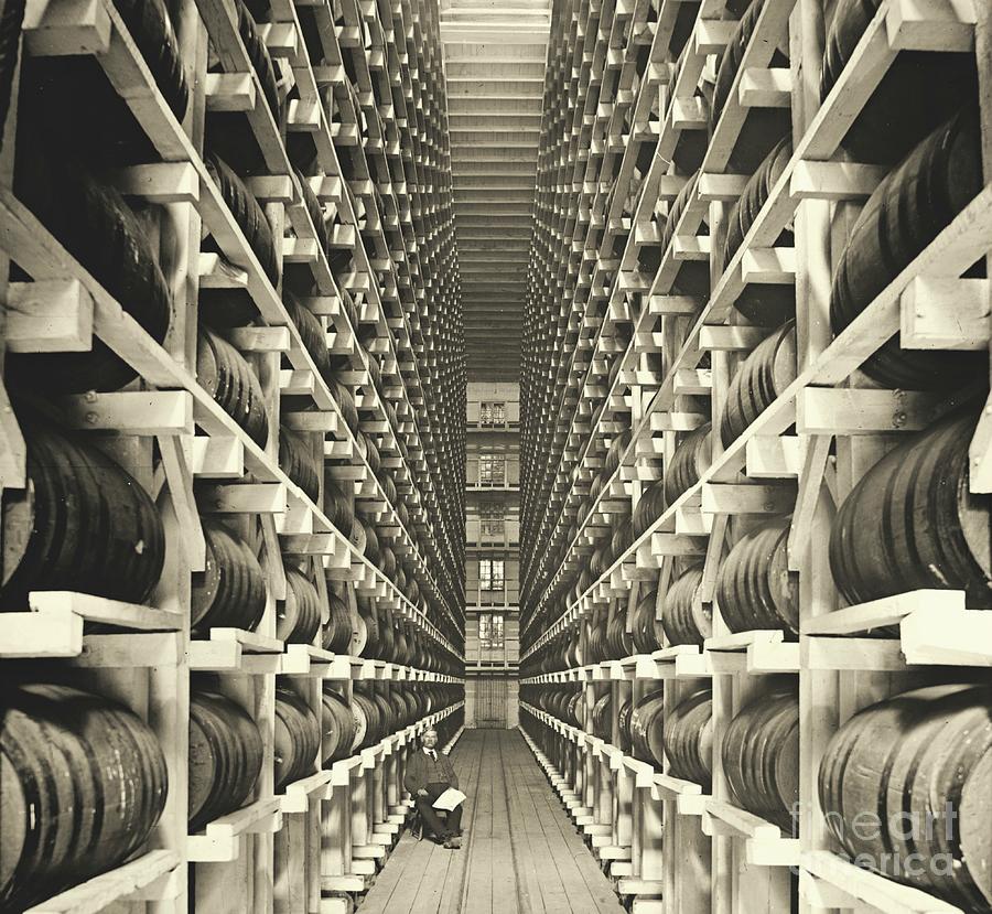 Distillery Barrel Racks 1905 Photograph by Padre Art