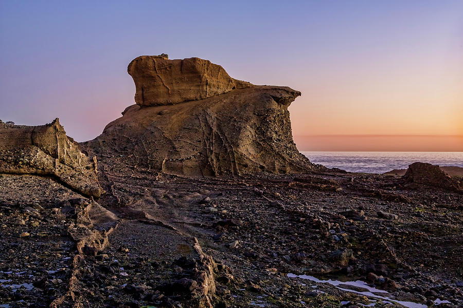 Distinctive Photograph - Distinctive Rock Aliso Beach by Kelley King