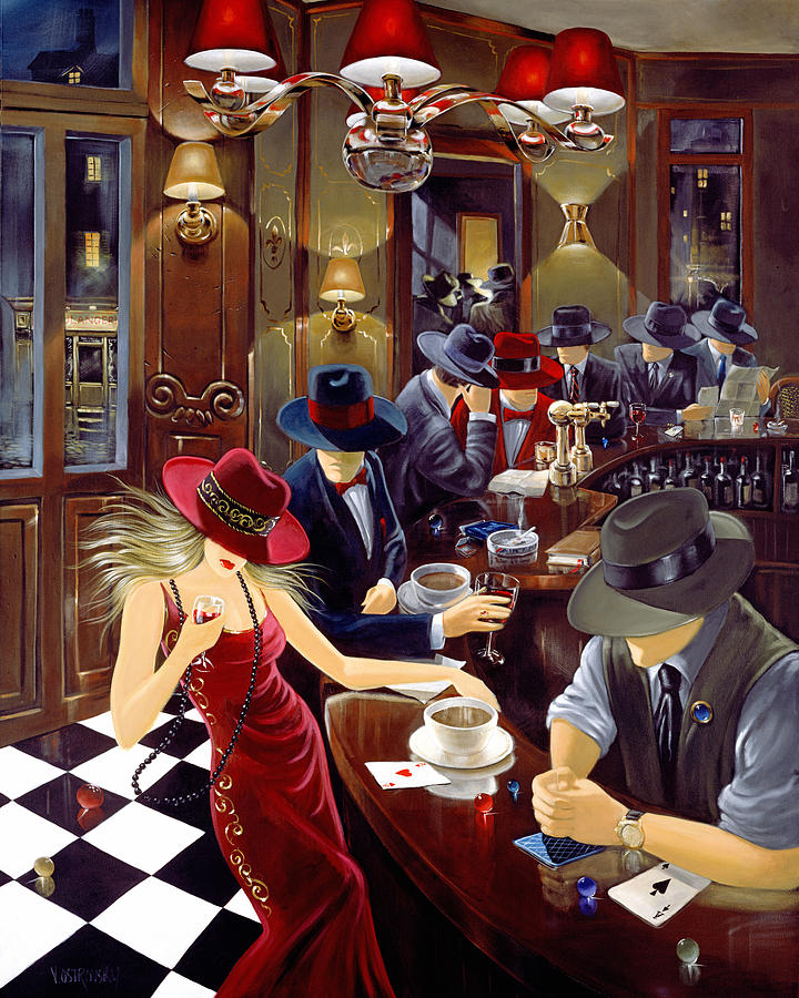 Distraction II Painting by Victor Ostrovsky
