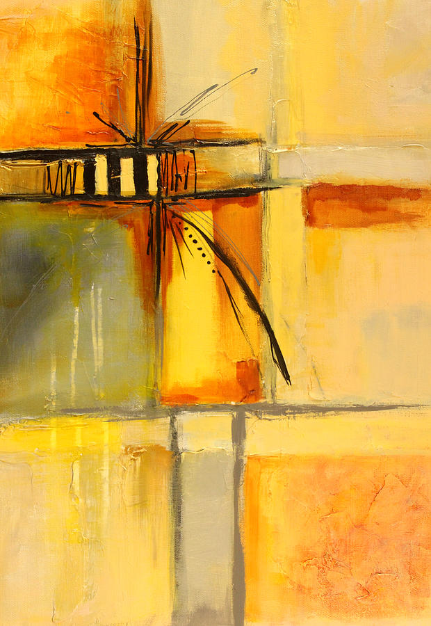 Distractions 1 Abstract Painting Painting by Nancy Merkle