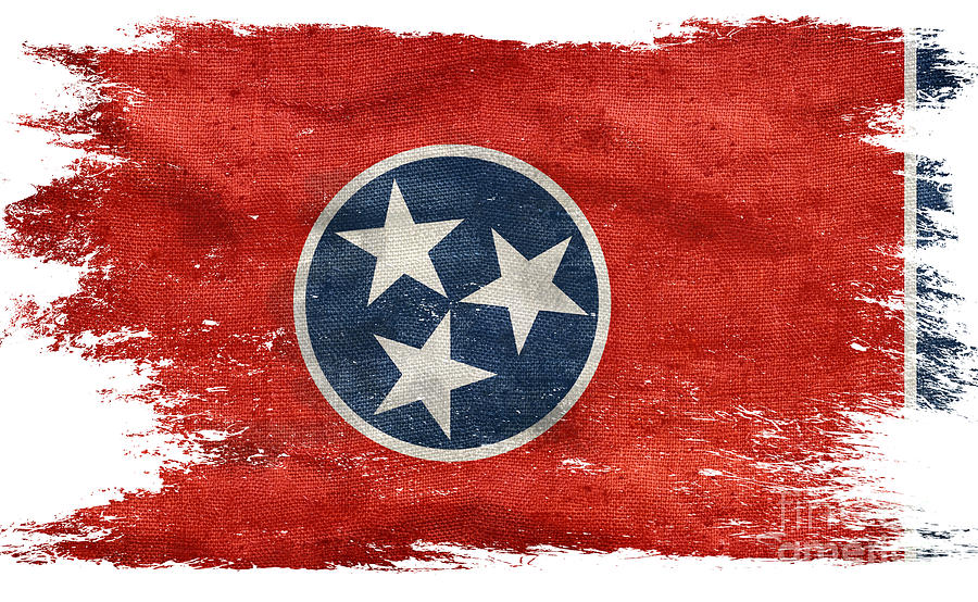 Distressed Tennessee Flag Photograph by Jon Neidert