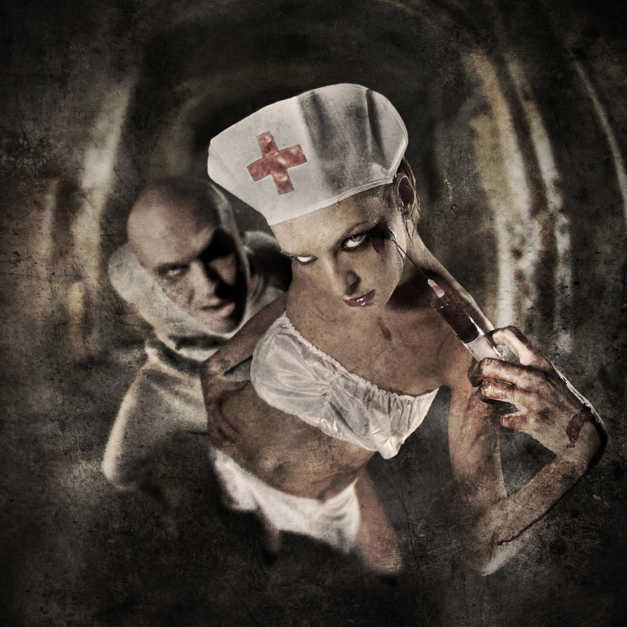 Psycho Movie Digital Art - Disturbed by Torgeir Ensrud