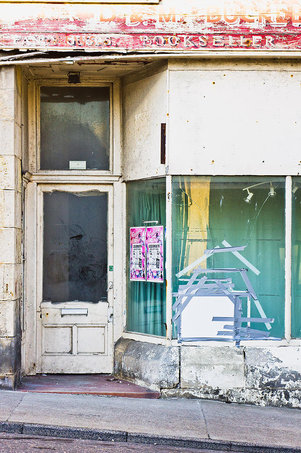 Abandoned Photograph - Disused shop by Tom Gowanlock