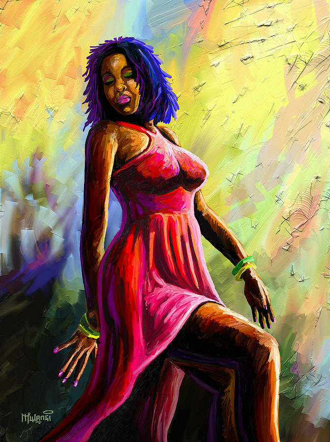 Diva Painting by Anthony Mwangi