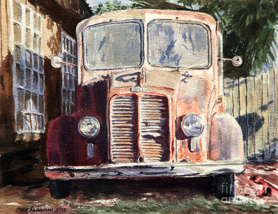 Vintage Painting - Divco Truck by Joey Agbayani