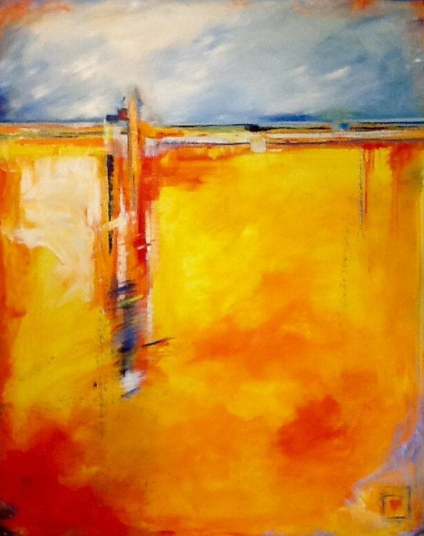 Abstract Painting - Divergent by Tansill Stough