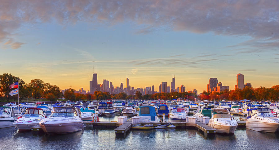 Chicago Photograph - Diversey Harbor by Twenty Two North Photography