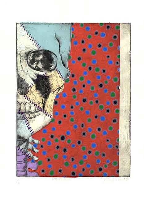 Skull Print - Diversity Skull by Kimberly Lavon Skull Print - Diversity Skull by Kimberly Lavon