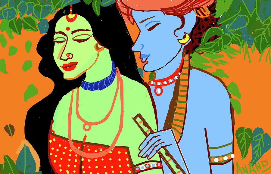 Divine Love Digital Art by Anand Swaroop Manchiraju