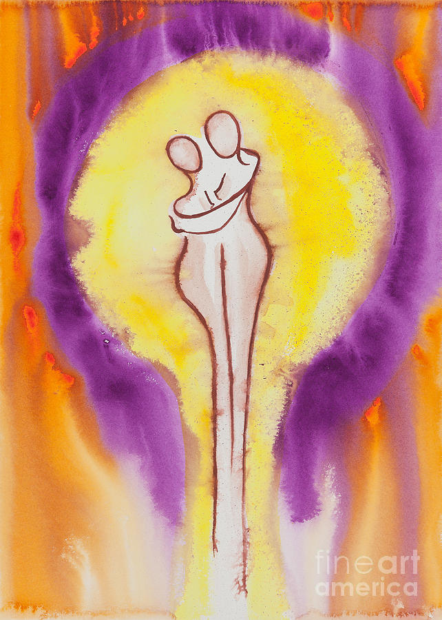 Lgbt Painting - Divine Love Series No. 2082 by Ilisa Millermoon Lgbt Painting - Divine Love Series No. 2082 by Ilisa Millermoon