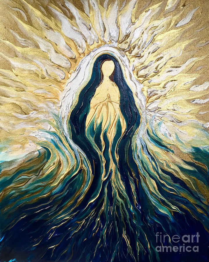 Divine Mother Painting by Michelle Pier