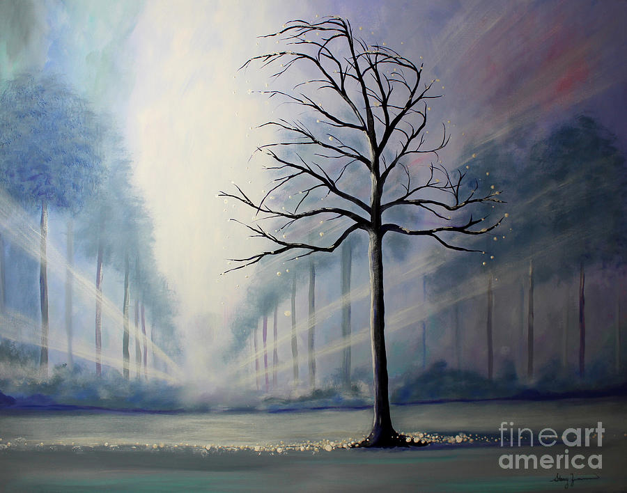 Divine Serenity Painting by Stacey Zimmerman