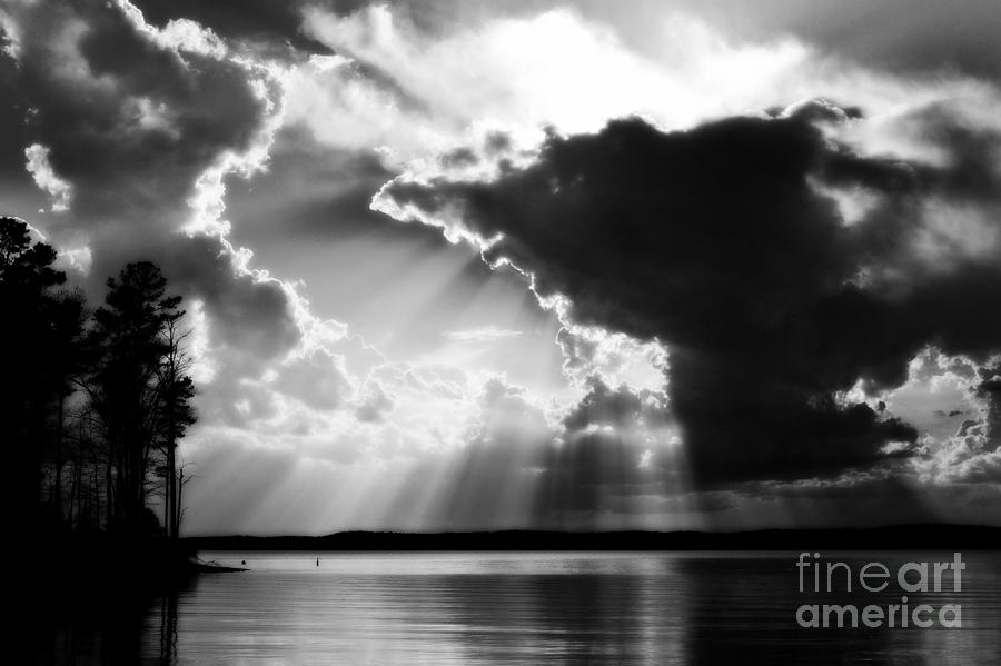 Sunset Photograph - Divinely Dramatic Sunset by Kelly Nowak